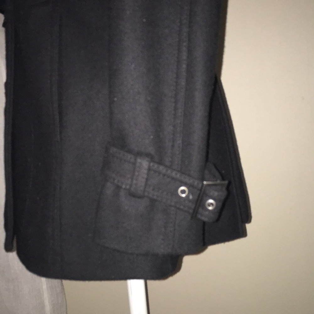 Miss Sixty Black Double-Breasted Coat - Picture 5 of 7